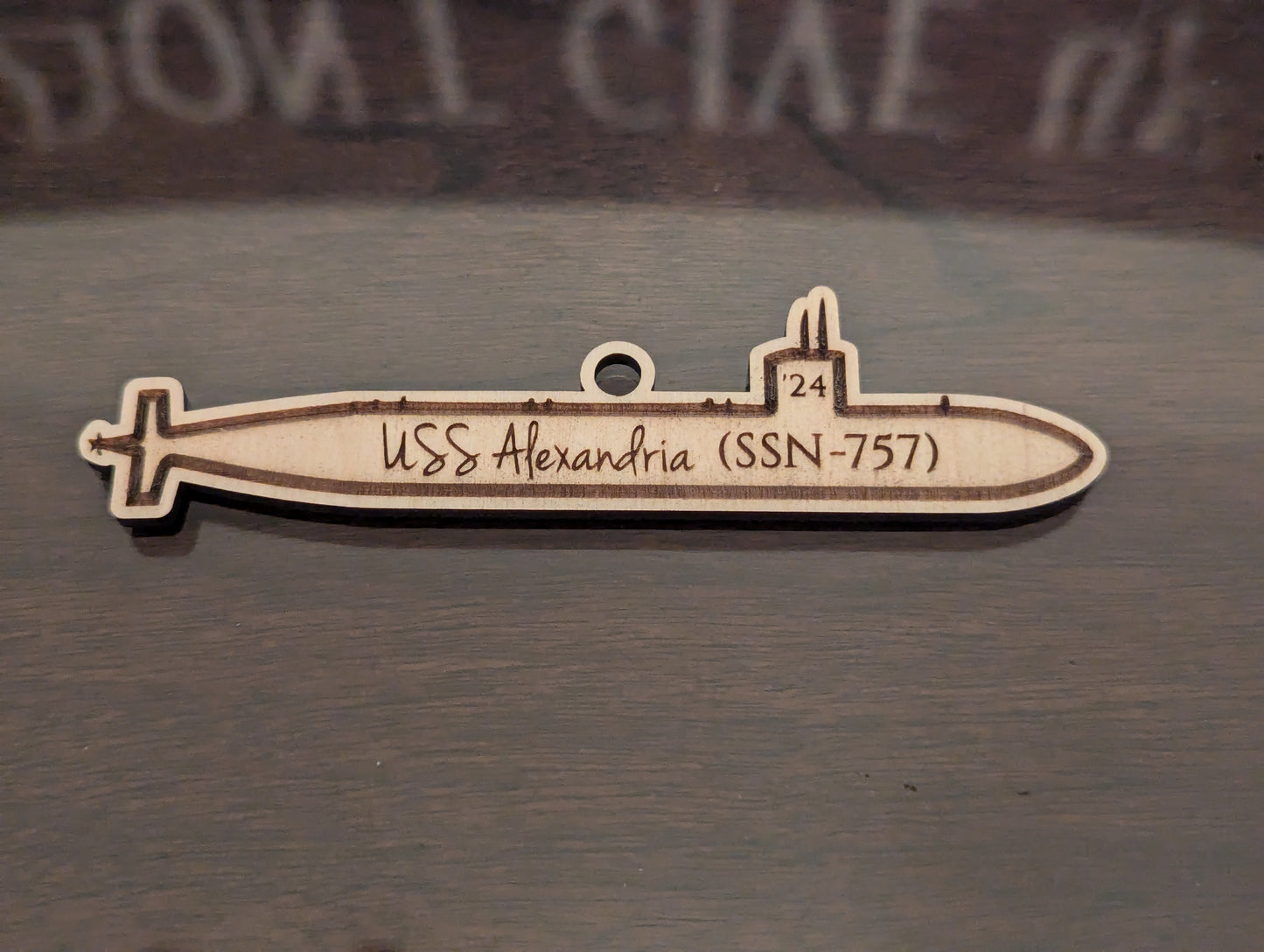 USS Alexandria FRG Ornament for 2024