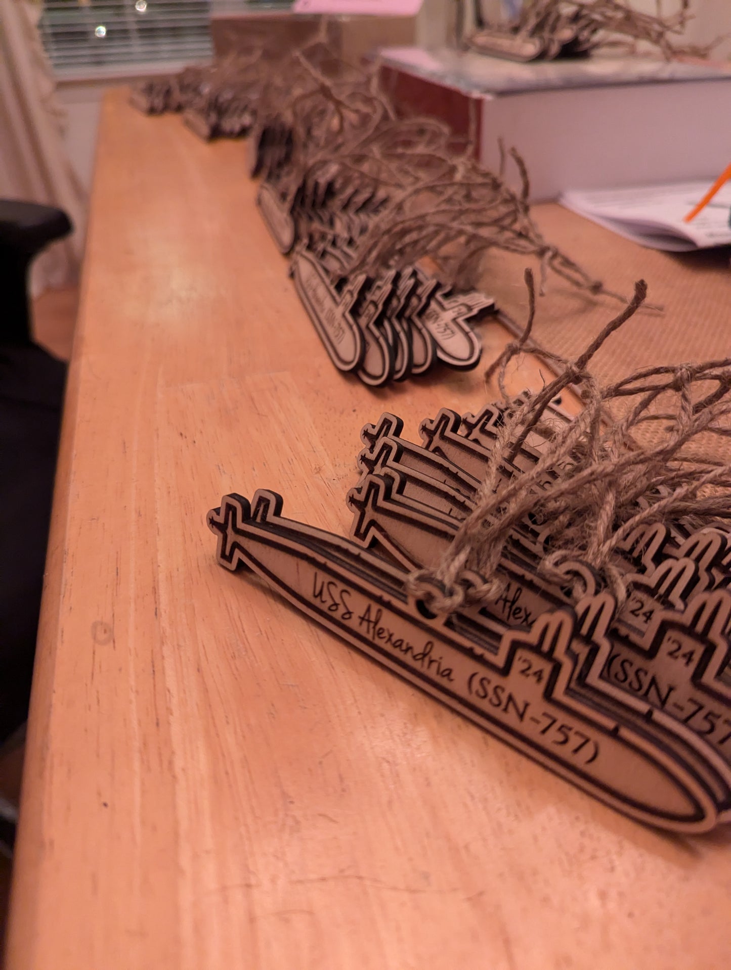 USS Alexandria FRG Ornament for 2024