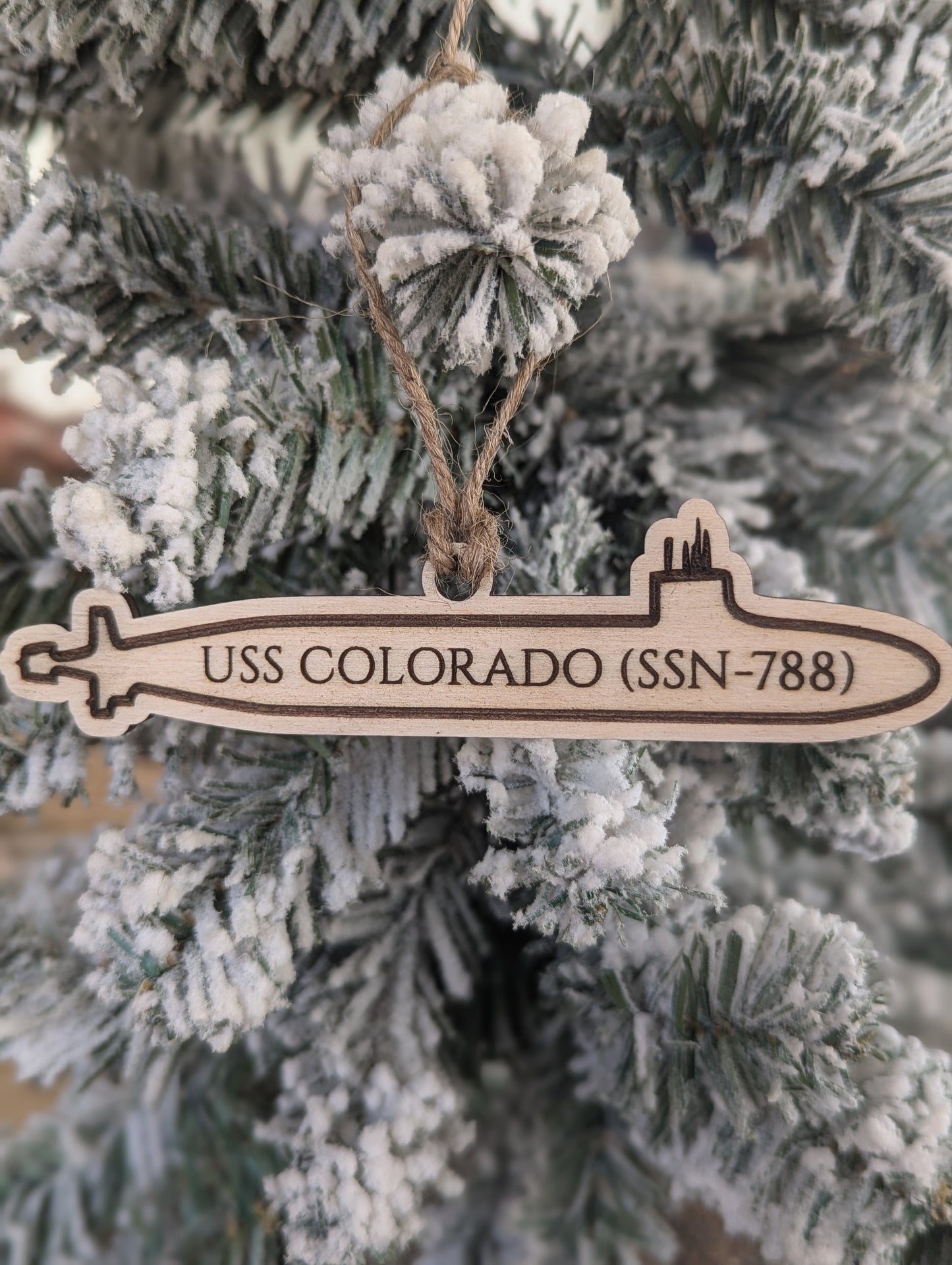 Personalized Submarine Ornament