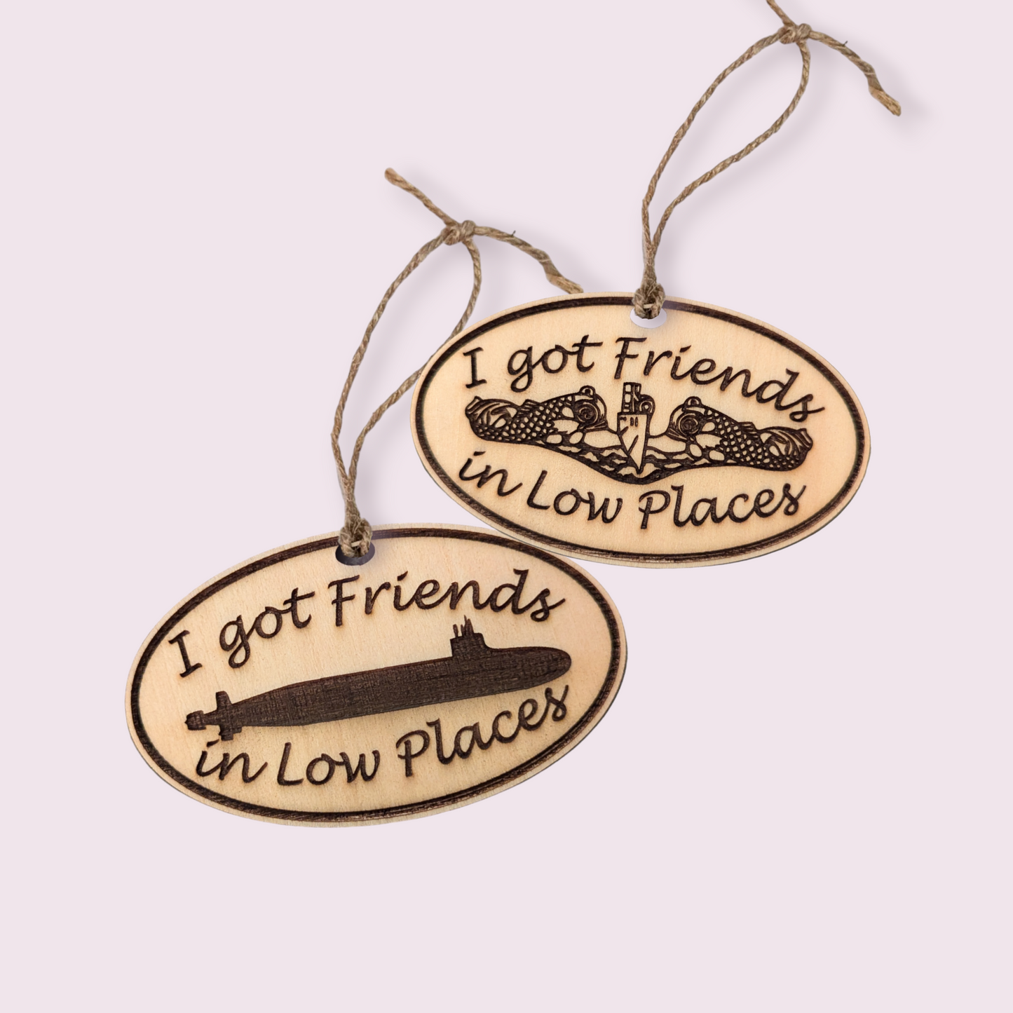 I Got Friends in Low Places Ornament