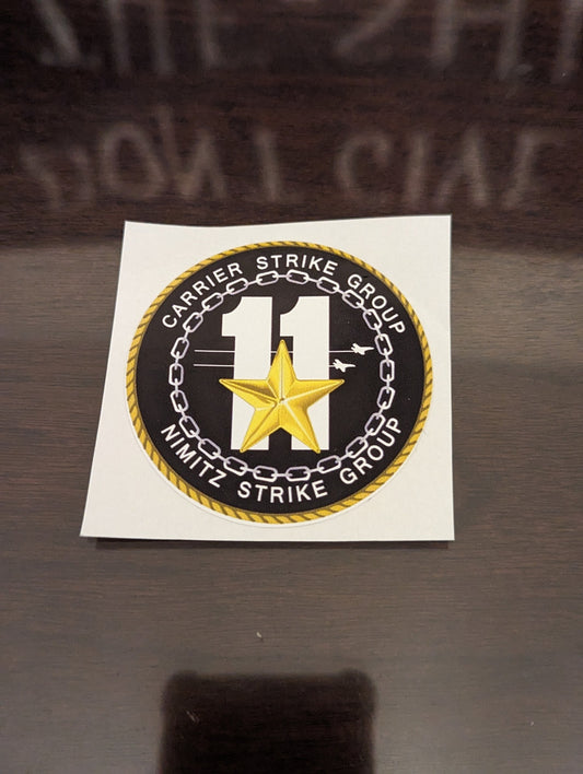 CSG-11 - Nimitz Strike Group Di-Cut Sticker