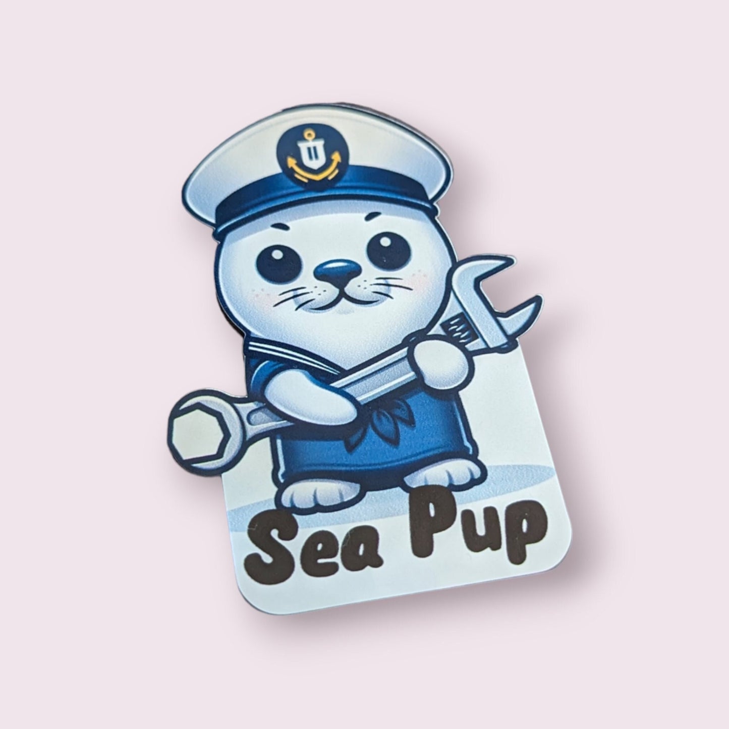 Funny Navy Sticker - Sea Pup