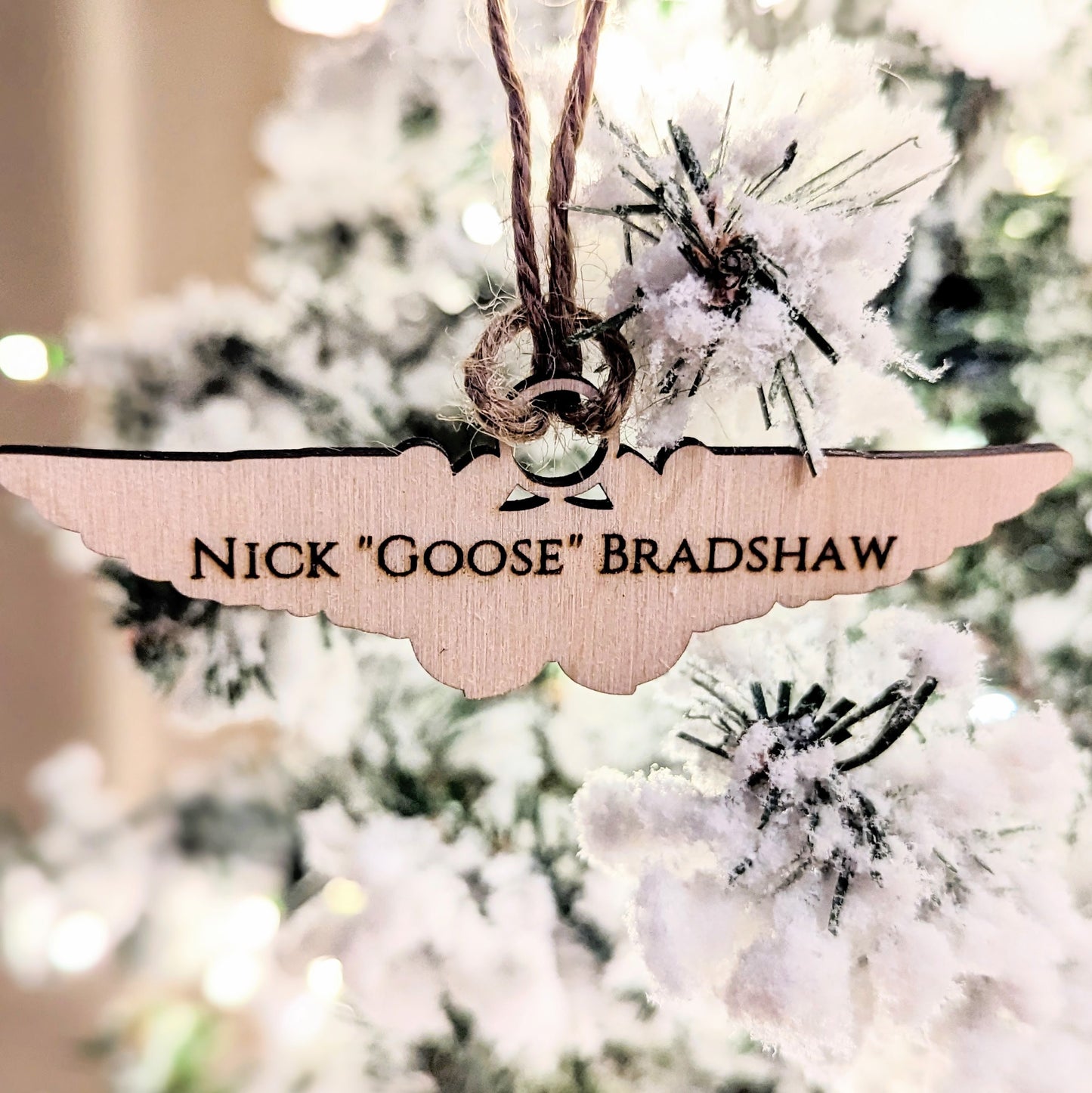 Naval Flight Officer (NFO) Wings Personalized Ornament