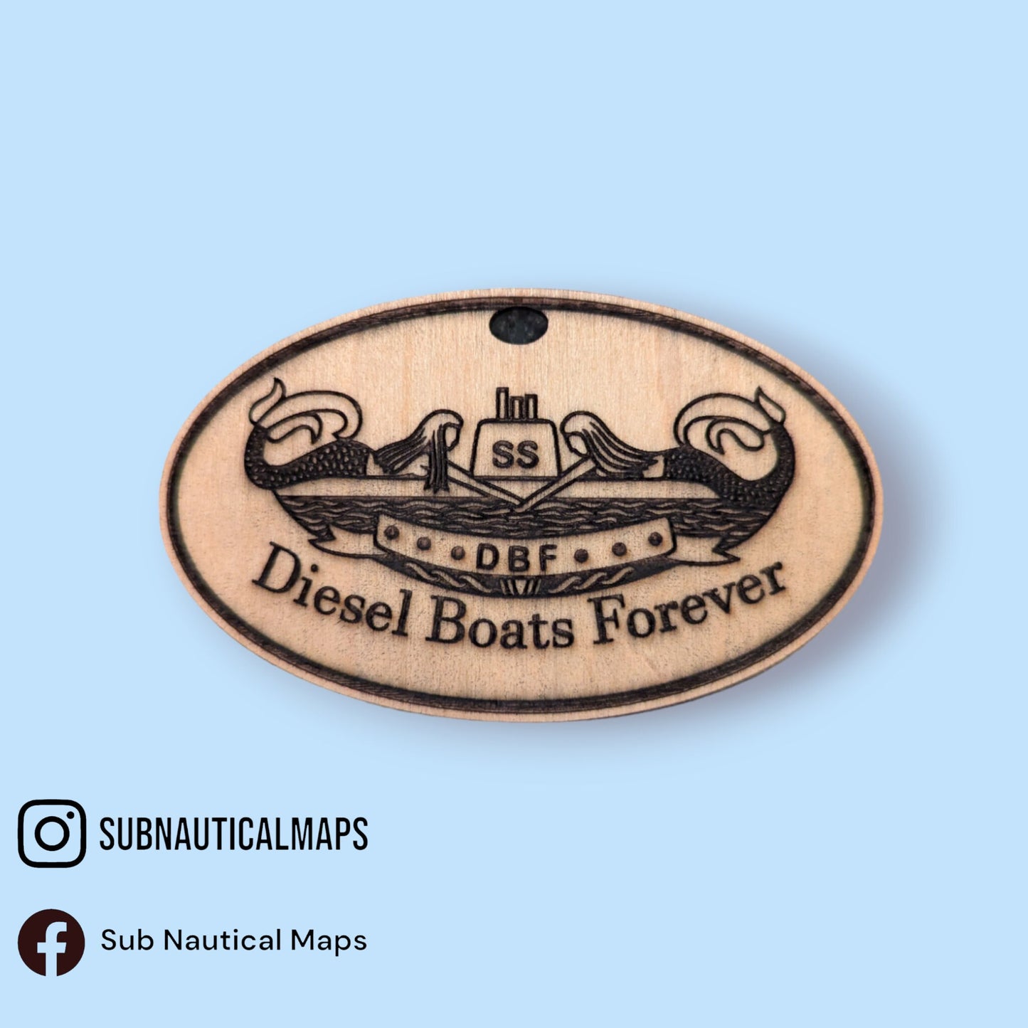 Diesel Boats Forever (DBF) Submarine Ornaments