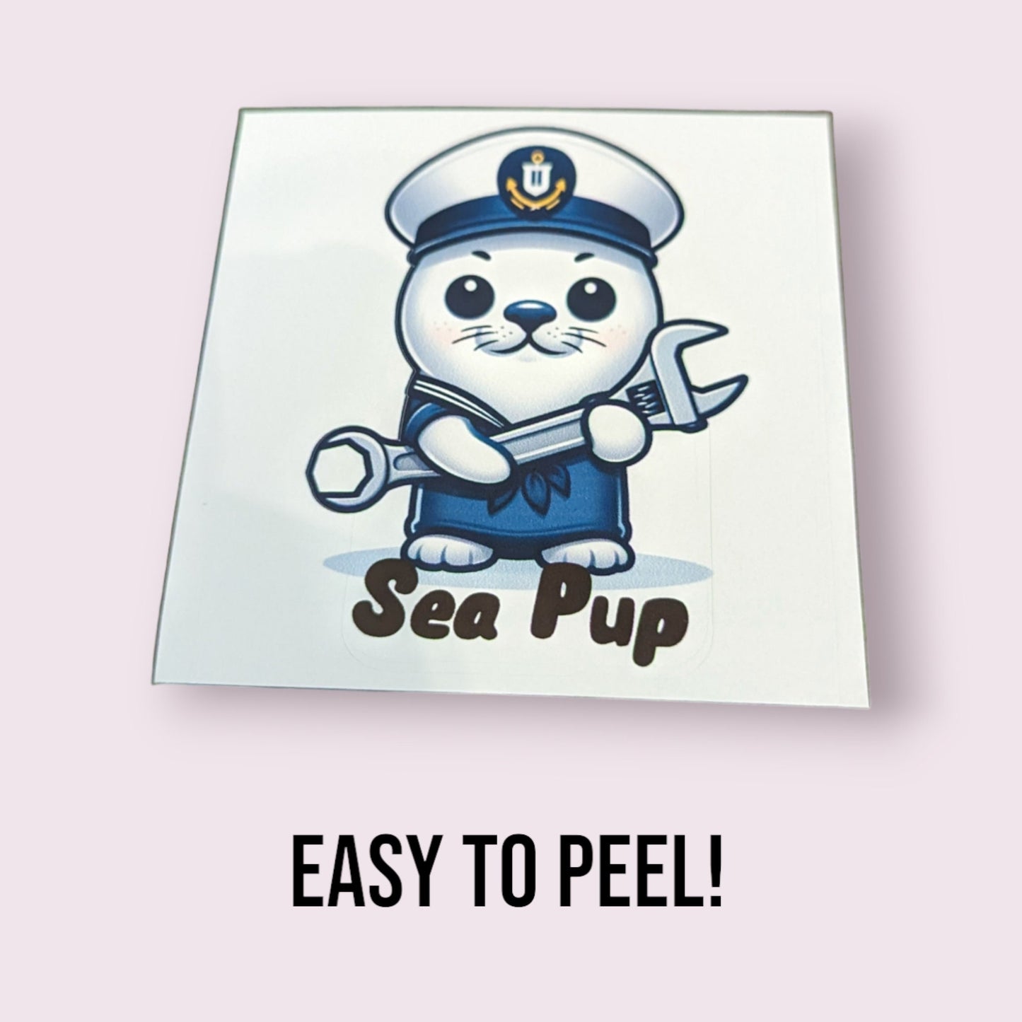 Funny Navy Sticker - Sea Pup