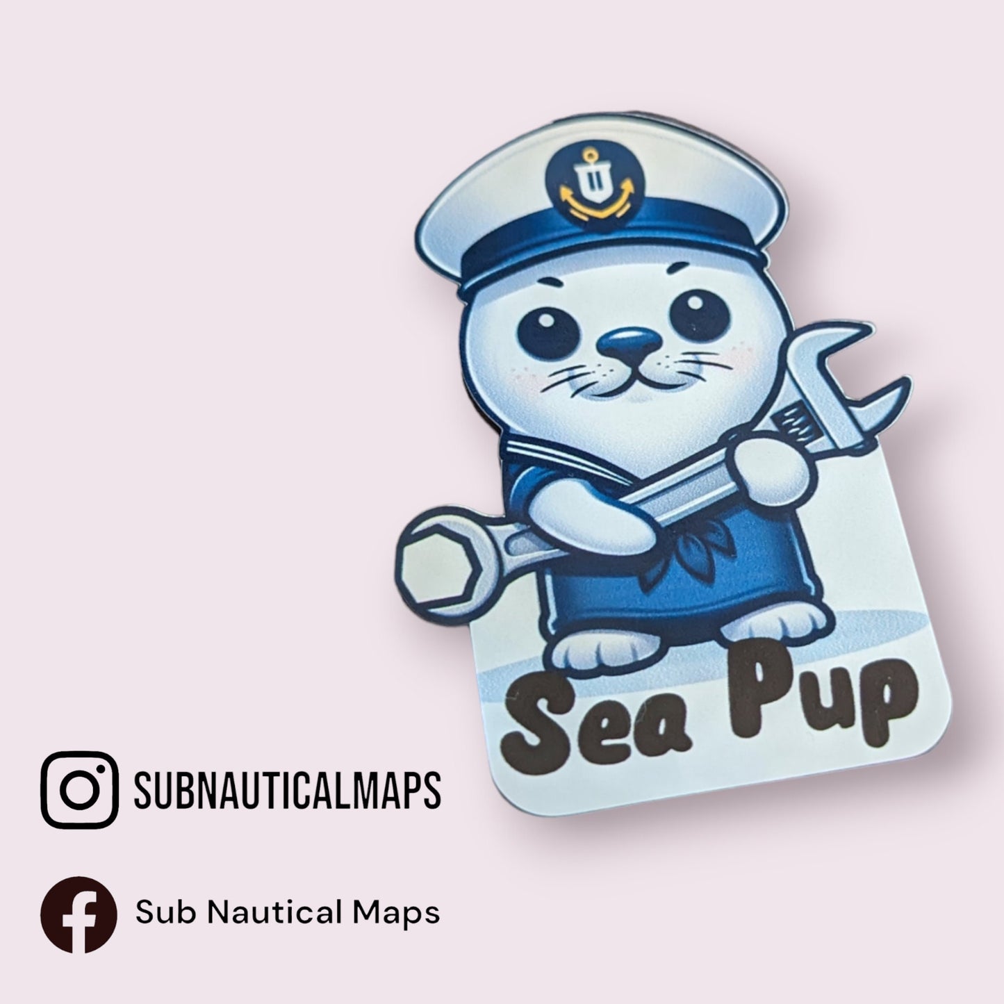 Funny Navy Sticker - Sea Pup