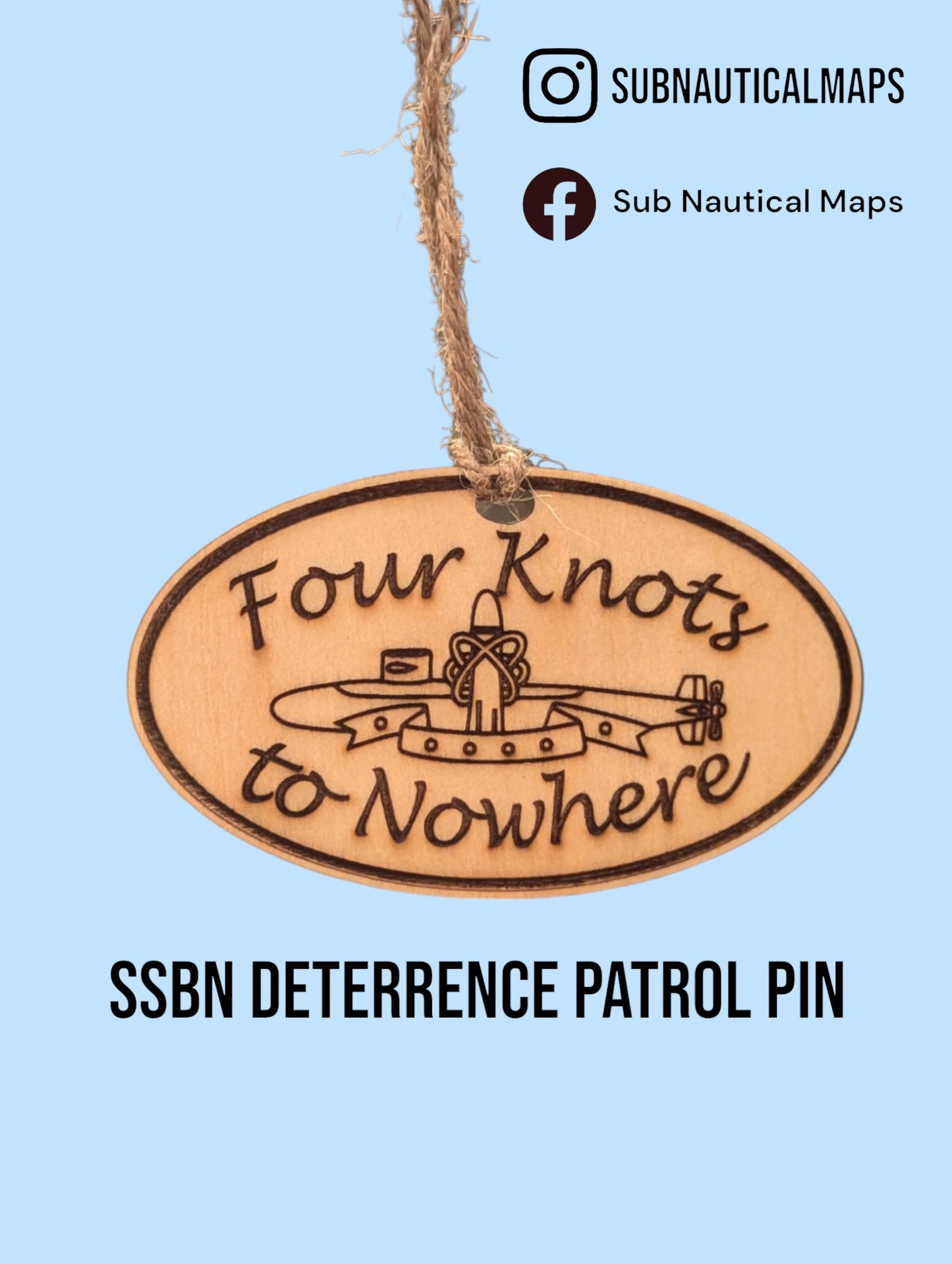 Four Knots to Nowhere SSBN Ornament