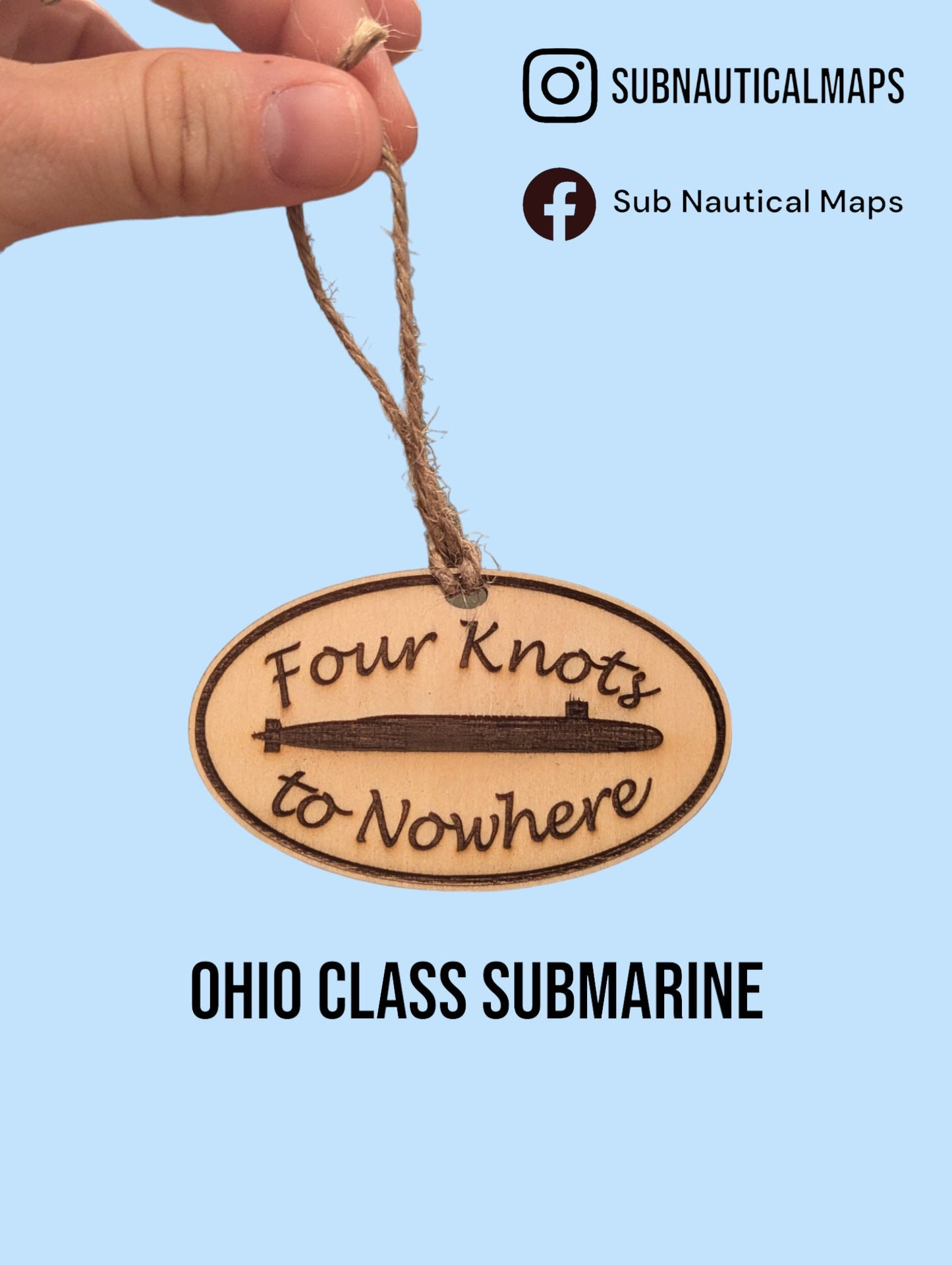 Four Knots to Nowhere SSBN Ornament